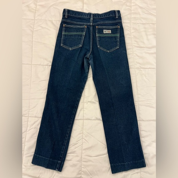 Nina Ricci Paris Vintage High Waist Straight Leg Cropped Jeans Women’s 27 - Picture 4 of 16